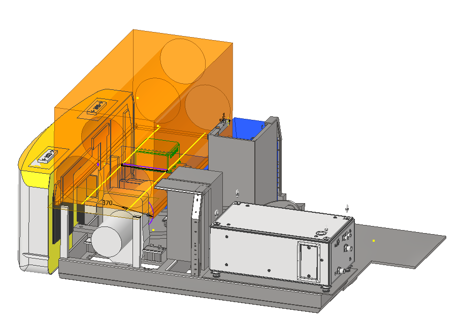 3D model storage system, fuel cell and balance-of-plant inside the machine envelope.