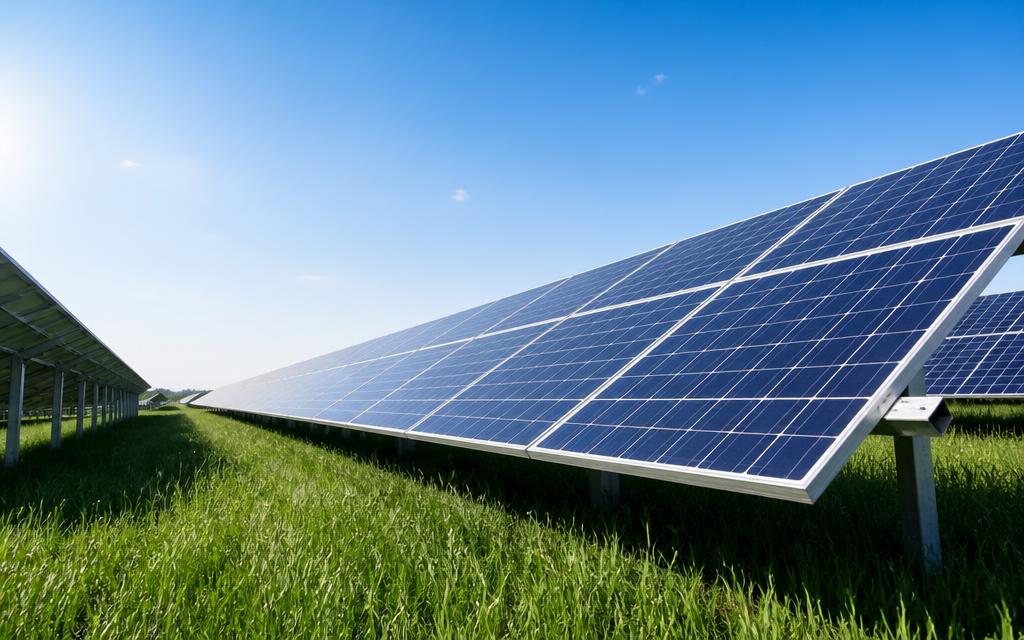 Solar array with battery storage